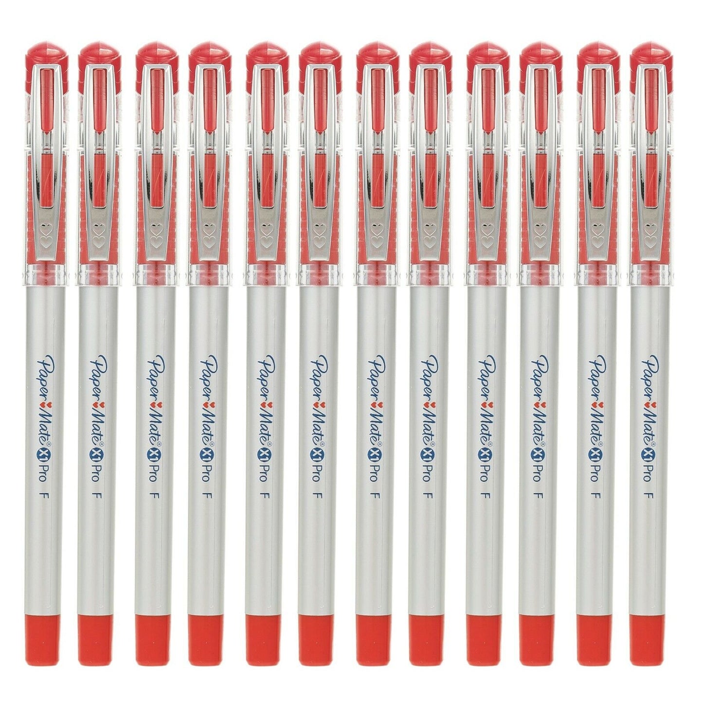 12Pc Blue Red Black 0.5Mm Comfort Grip School Office Stationary Gel Writing Pens