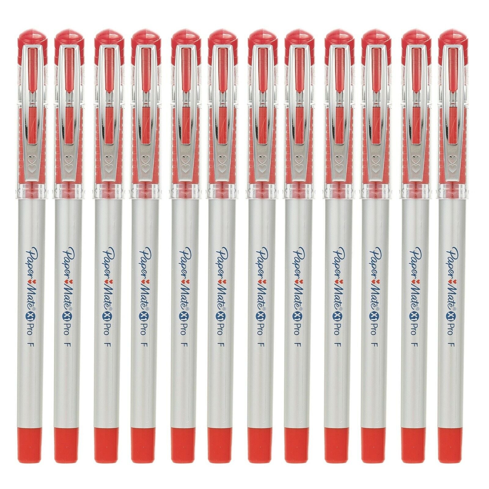 12Pc Blue Red Black 0.5Mm Comfort Grip School Office Stationary Gel Writing Pens